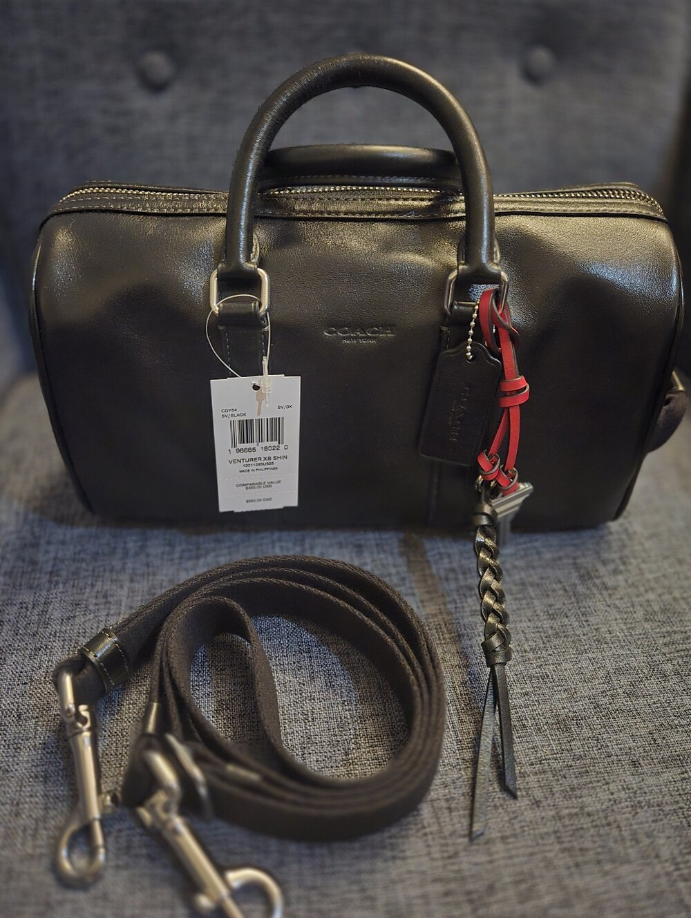 Coach Venturer Duffle Bag 27 With Charms